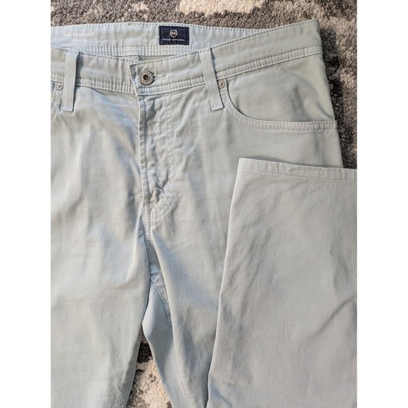 Ag Adriano Goldschmied Other - AG Adriano Goldschmied The Graduate Jeans Mens 34x34 Light Blue Cotton Blend